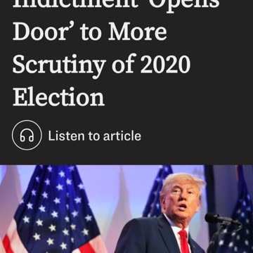 BRING ON THE INDICTMENTS