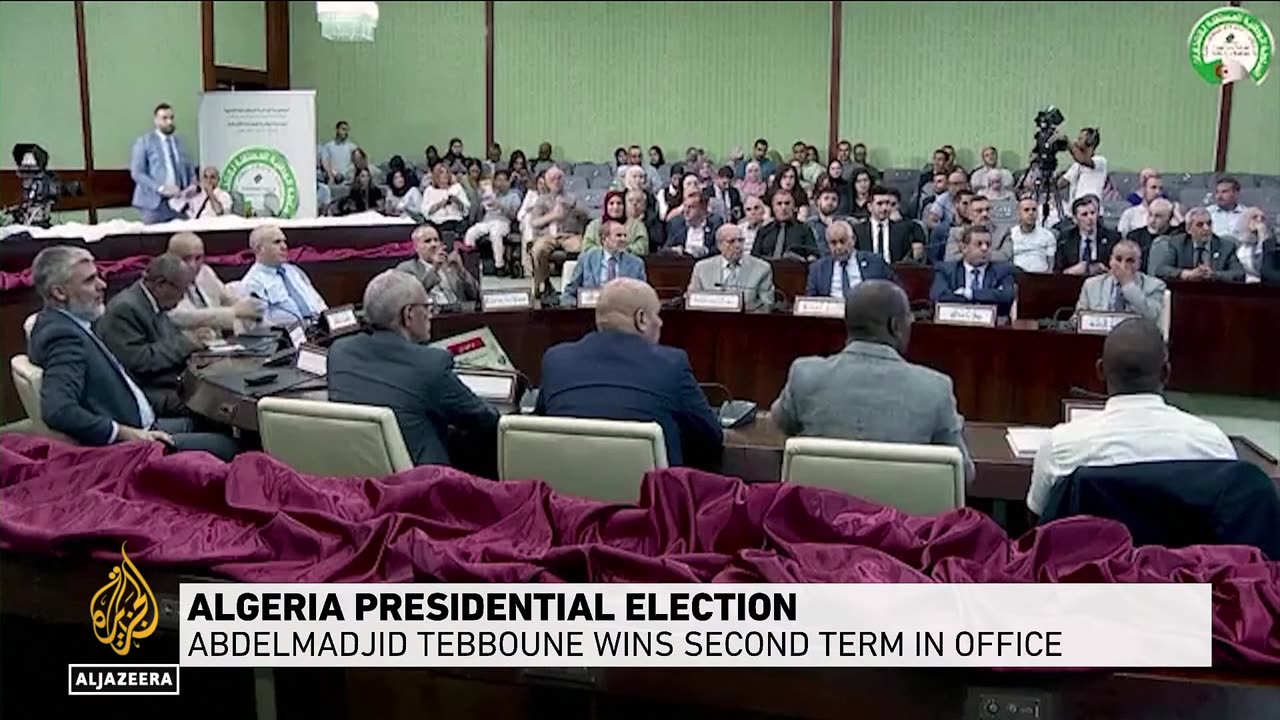 Algeria’s Abdelmadjid Tebboune re-elected president with 94.7 percent vote