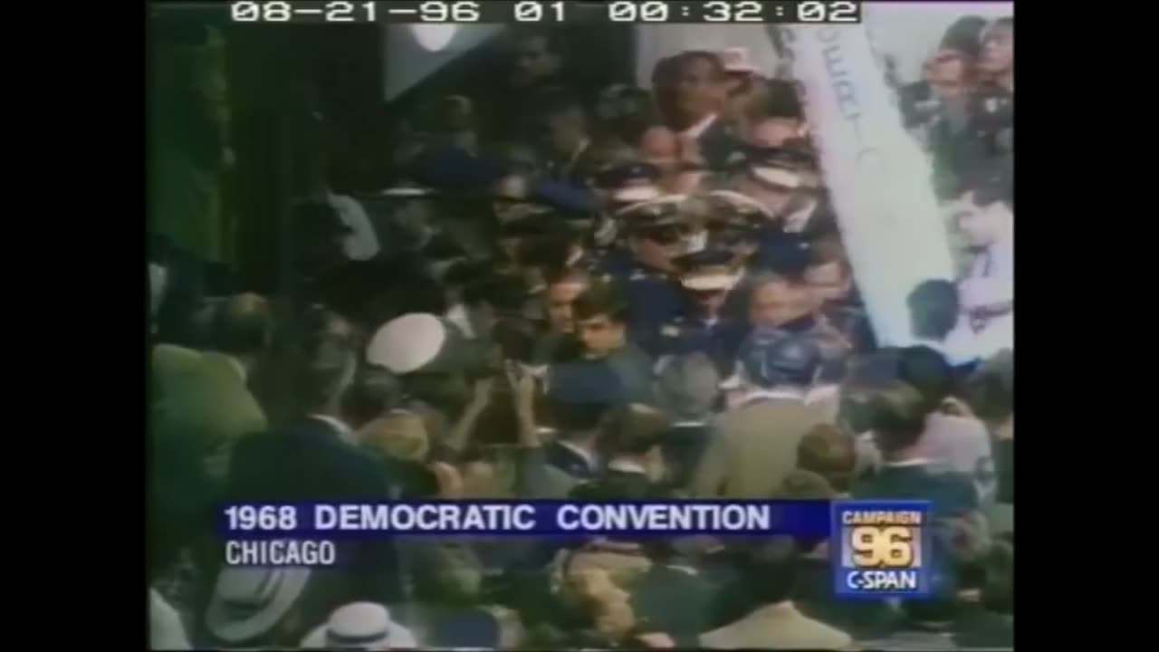 Chicago 1968: Violence outside & on the Democratic convention floor