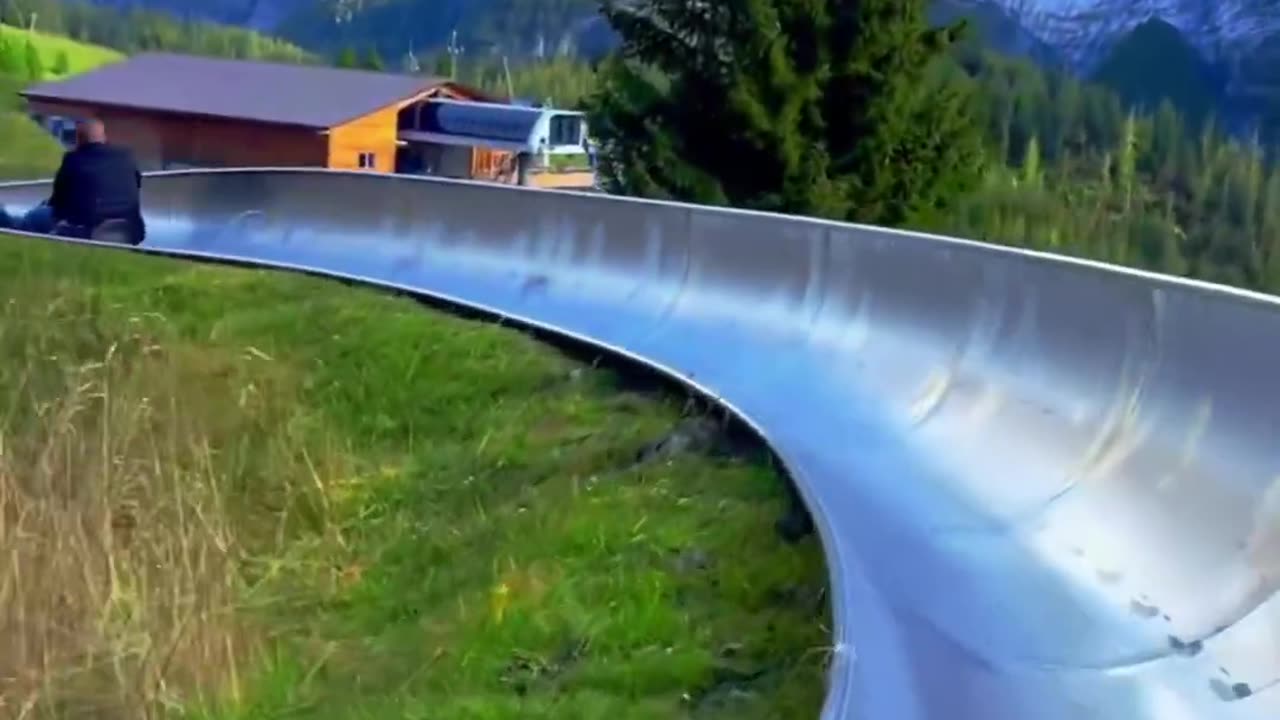 Beautiful greenery Switzerland scenes