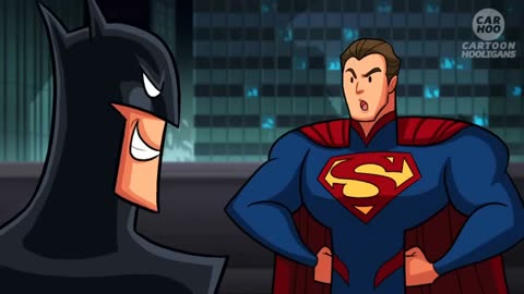 Superman vs. Batman: The Epic Rooftop Fashion Showdown!