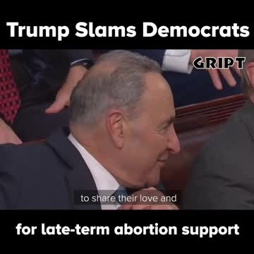 STATE OF THE UNION, President Donald Trump strongly condemns late-term abortions and calls for ban