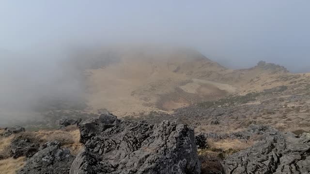 Korea's beautiful mountain Halla Mountain Baeknokdam