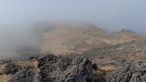 Korea's beautiful mountain Halla Mountain Baeknokdam