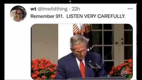 what did Bush just say...?