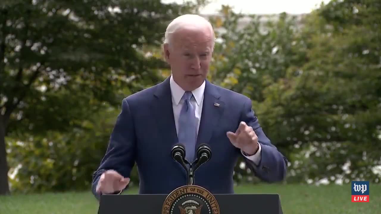 Biden babbles on about an odd story from "back in the days"