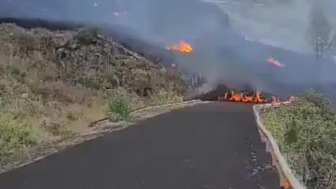 Vulcão em erupção