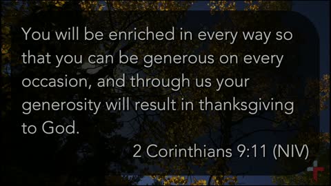 Giving Thanks Is Good For Us!