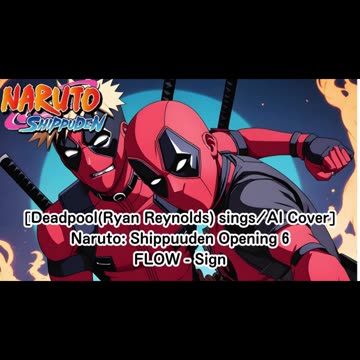 [Deadpool sings/AI Cover] Naruto:Shippuden Opening 6 FLOW - Sign