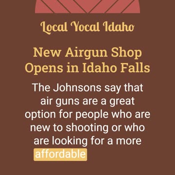 New Air Gun Shop Opens in Idaho Falls