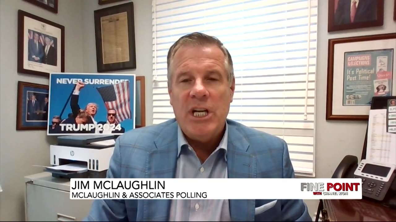 Fine Point - Trump In Lead Nationwide - Jim McLaughlin, 9/9/24