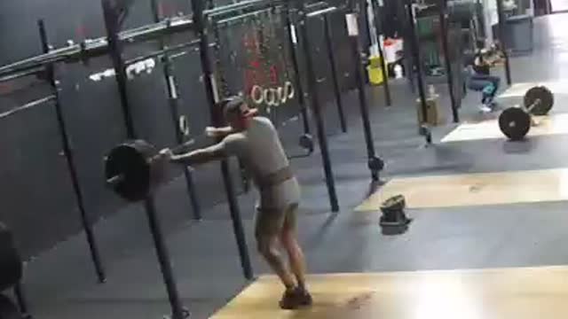 Push press for 5 at 235