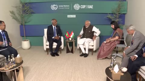 PM Modi holds talks with Maldives President Mohamed Muizzu at COP28 Summit