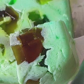Broken Glass Gelatine Pudding Dessert #dessert #food #recipe #cooking #homemade