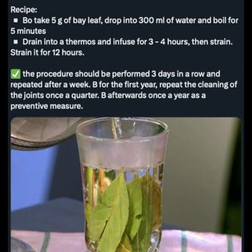 @BarbaraOneillAU - Tea Up To Remove Salt From Your Joints and Spine