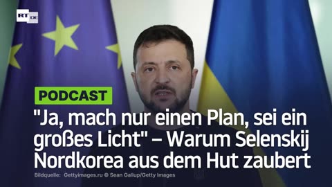 "Ja, mach nur einen Plan, sei ein großes Licht" – Warum Selenskij Nordkorea aus dem Hut zaubert