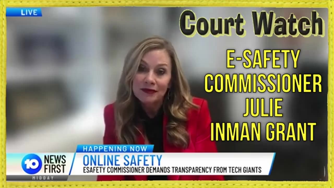 eSafety Comm Julie Inman Grant reveals goals to further Censor- Regulate and Intrude in Our Lives
