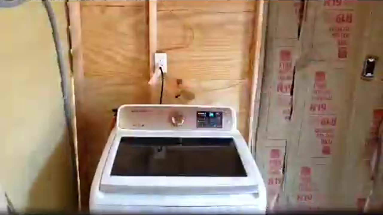 Insulation Installation - Laundry Room Project