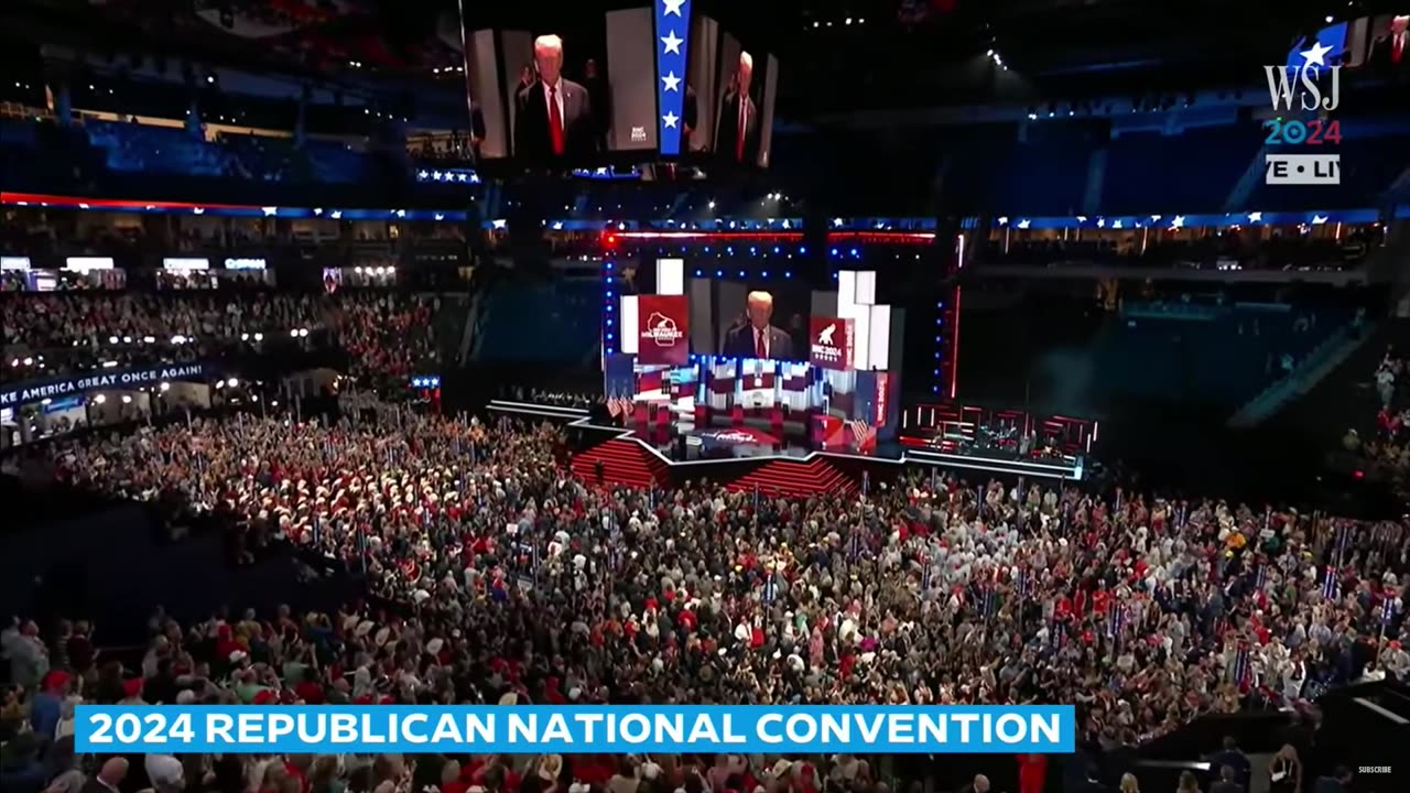 EPIC MOMENT: INTRODUCING TRUMP AT THE RNC CONVENTION