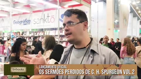 Lançamento Oficial na Bienal dos Sermões Perdidos de CH Spurgeon vol 2