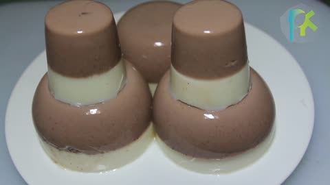 cara cepat membuat puding coklat susu rumahan