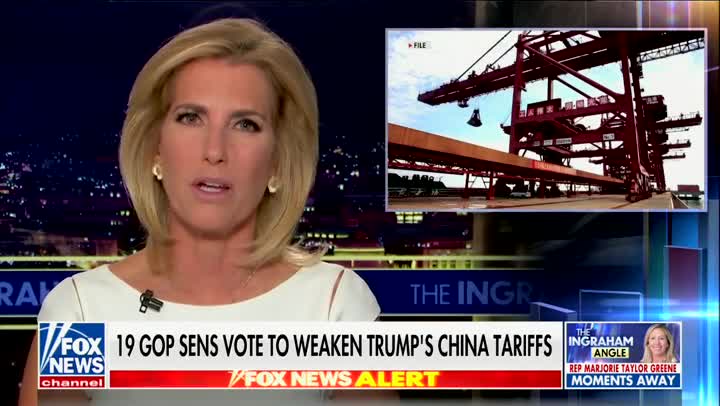 Laura Ingraham Rips 'Sell Out' Republicans Over Tariffs