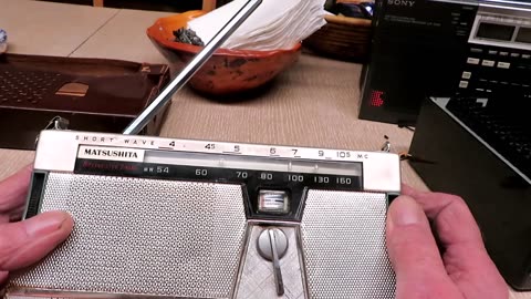 Matsushita (Panasonic) 60 Year Old 2 Band Radio