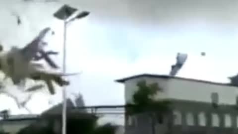 tornado that lasted 5 minutes hit Chaozhou, China. No casualties have been reported.