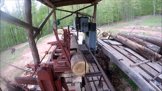 Our saw mill at work