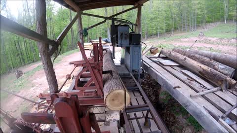 Our saw mill at work