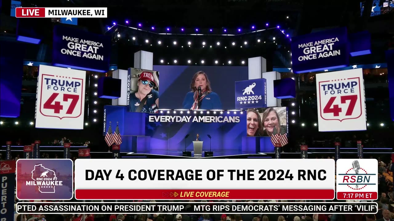 WATCH: Diane Evans at 2024 RNC in Milwaukee, WI - 7/18/2024