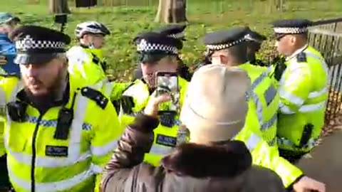 Visitor Removed from The Park Speakers Corner