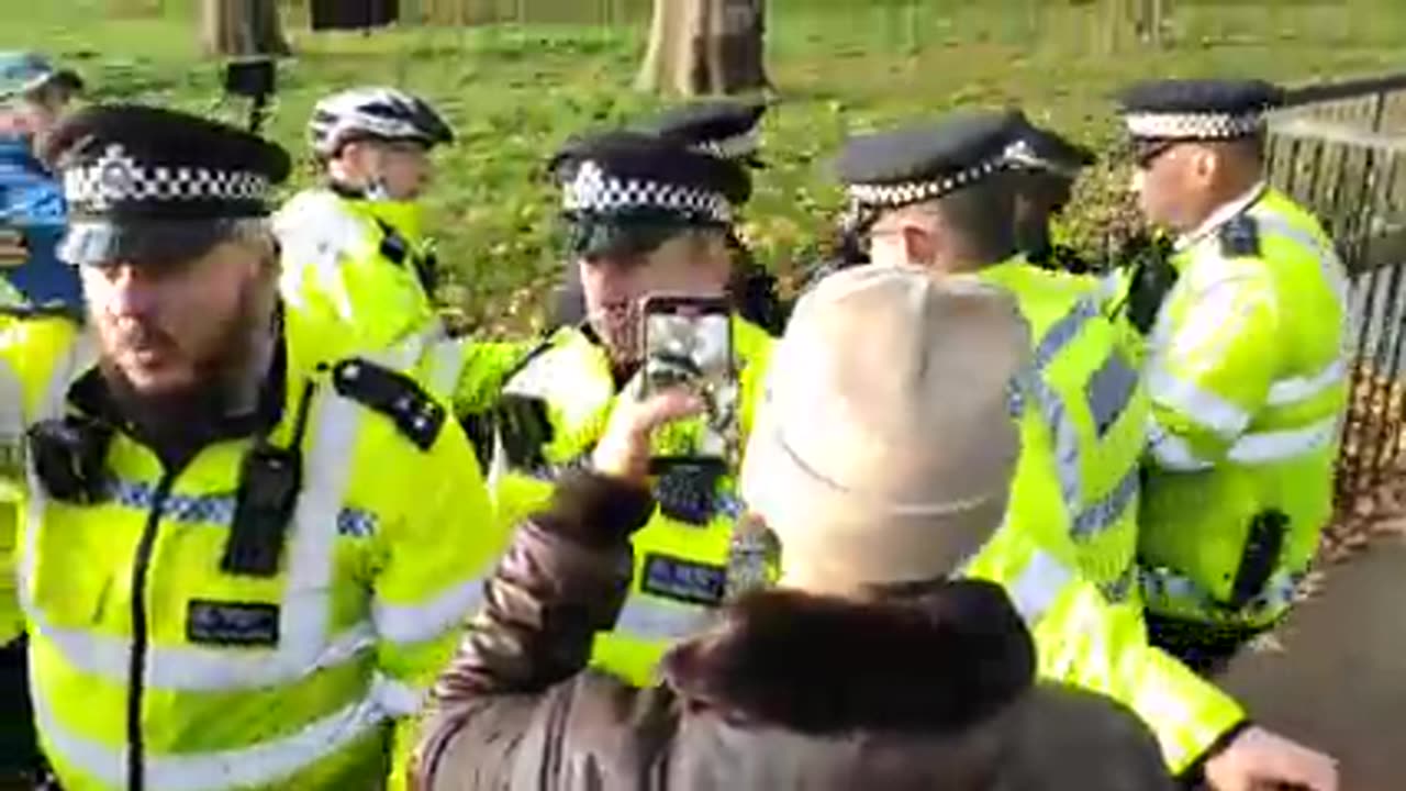 Visitor Removed from The Park Speakers Corner