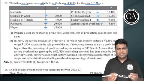 COST SHEET L6