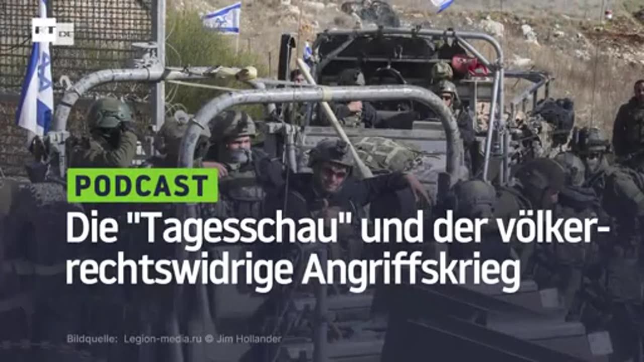 Die "Tagesschau" und der völkerrechtswidrige Angriffskrieg