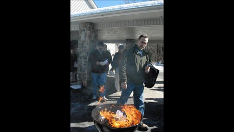 New Yorkers Burn Gun Registration Forms