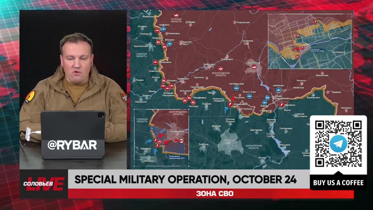 ►🇷🇺🇺🇦🚨❗️⚡️ Rybar Review of the Special Military Operation on Oct.23 2024