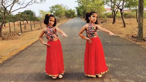 Two Little Girls Dance