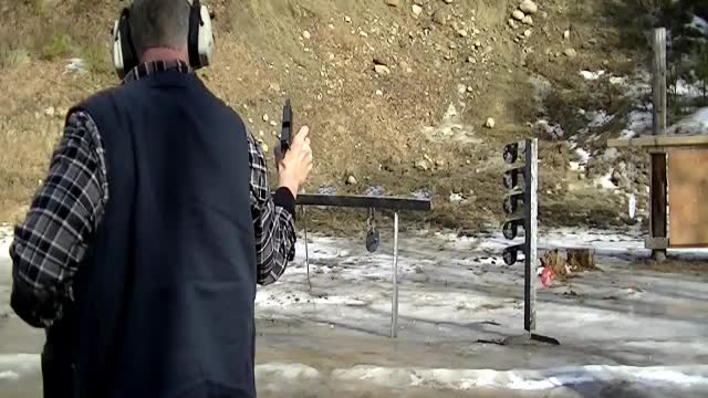 Pre-dead Senior Practices One-handed Shooting