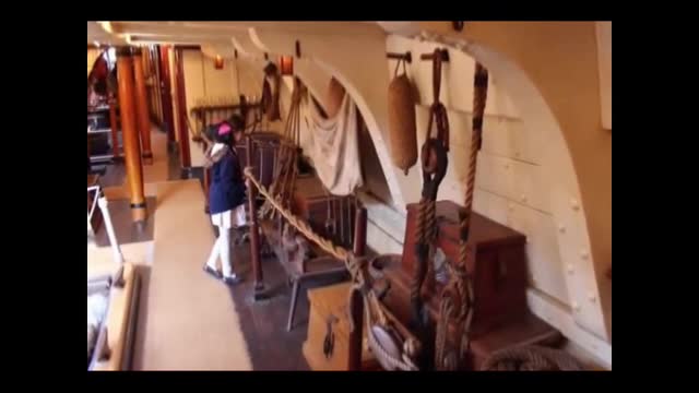 Columbia Sailing Ship Below Decks Museum--Disneyland History--1960's--TMS-439