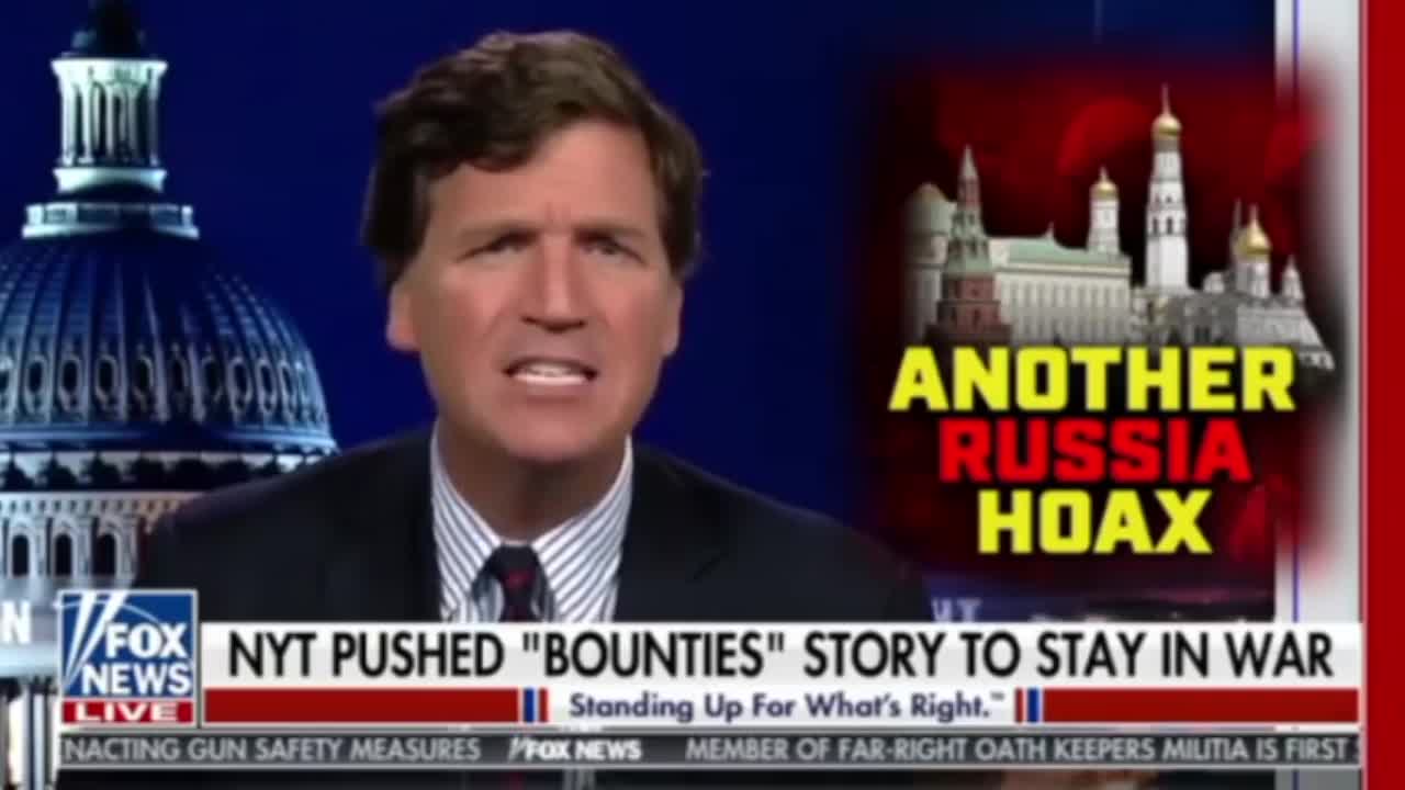 Tucker explains the Russia bounty story