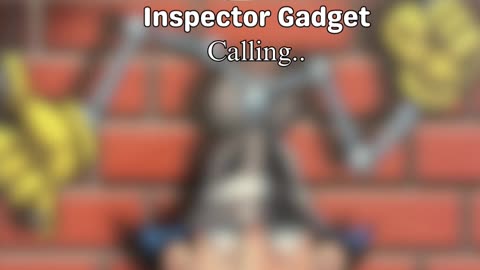 Inspector Gadget on the phone