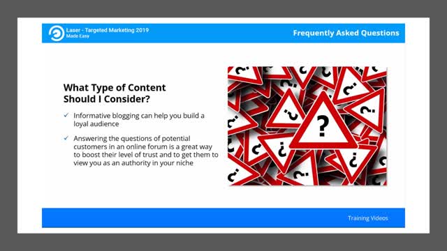 Targeted Marketing Frequently Asked Questions