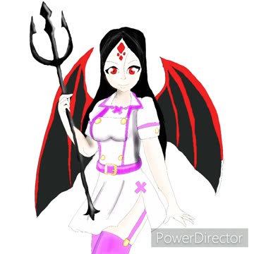 Oc speedpaint nuclear with a trident