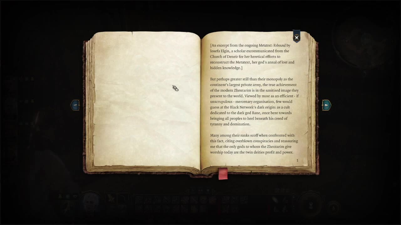 Let's Read "On the Origins of Zhentarim" in Baldur's Gate III