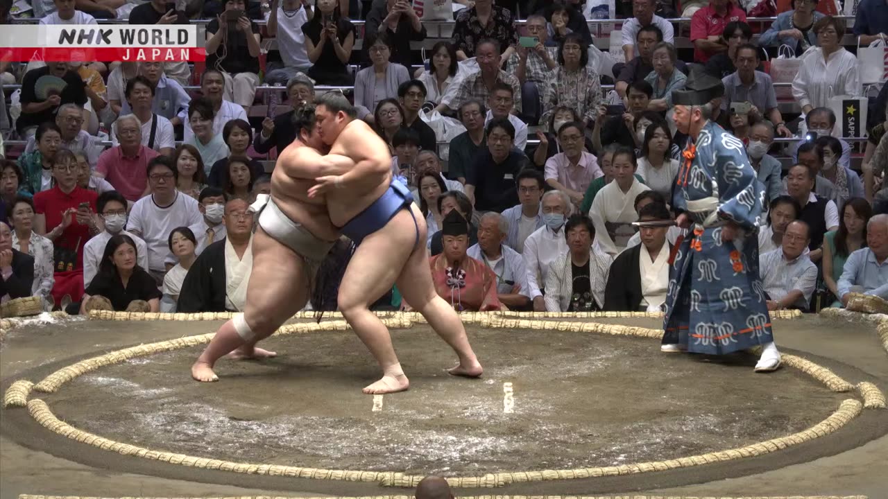 Bout of the Day: Day 1 of the September 2024 GRAND SUMO Tournament - NHK WORLD-JAPAN