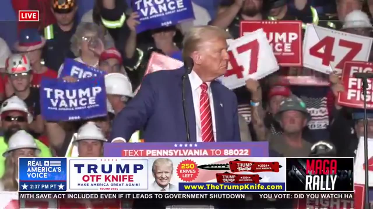 Trump rips Kamala: "Every place she's touched has turned to s***!"