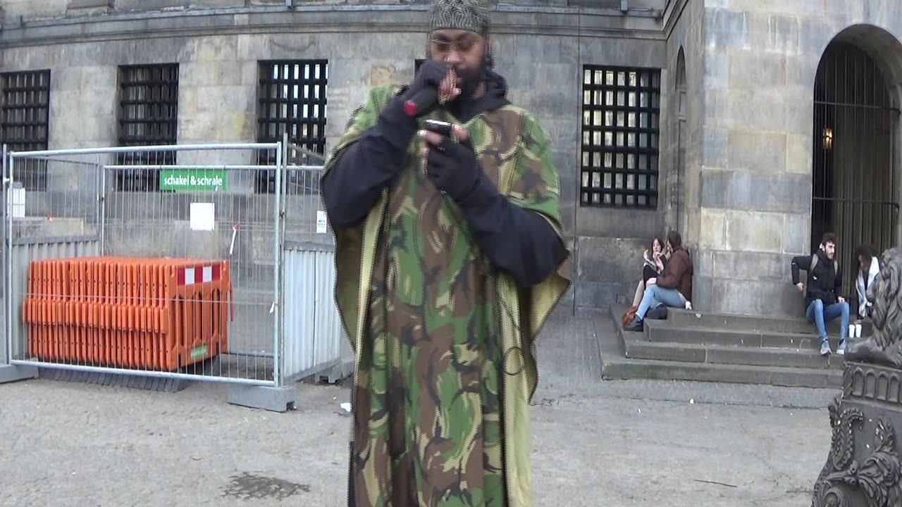 Hebrew Israelites Prophetic Camp Street Teaching 27 -1 - 2024 Amsterdam (The Dam/Netherlands) Pt 1