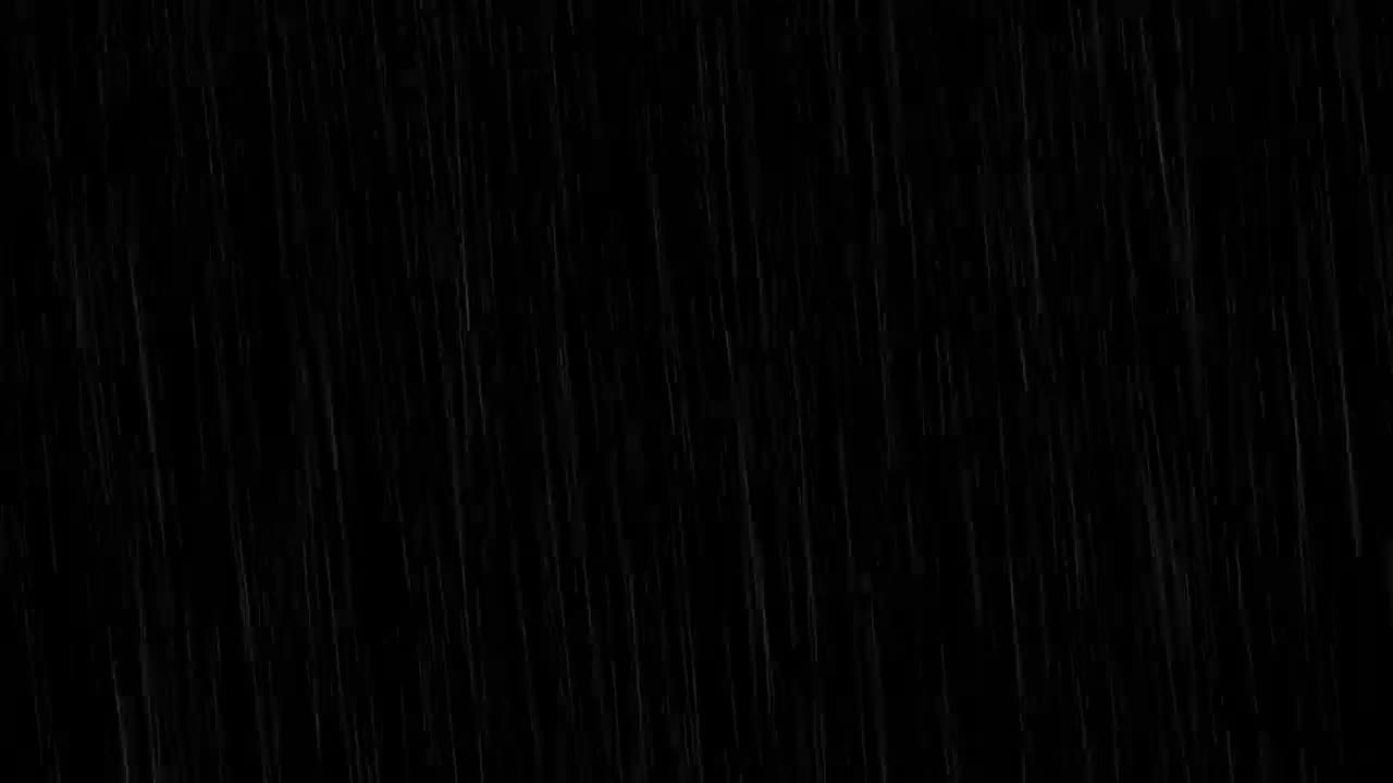 3 Hours of Gentle Night Rain, Rain Sounds for Sleeping - Dark Screen to Beat insomnia, Relax, Study