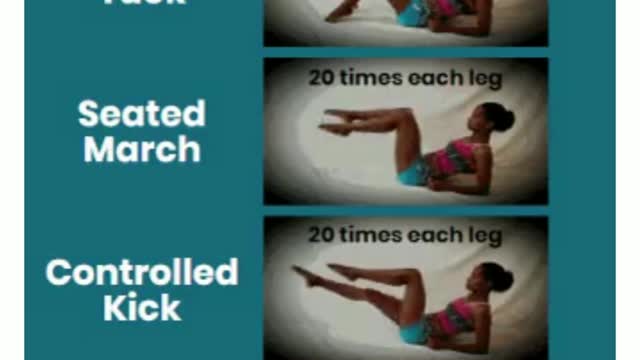 12 minute Workout for lower belly